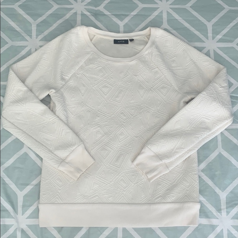 White embroidered top